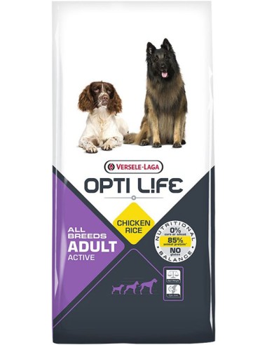 Adult Active 12.5Kg - Opti-Life - Croquettes chiens adultes