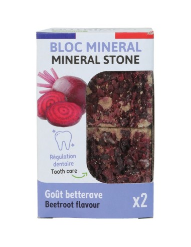 2 Blocs Minéral Betterave 200Gr