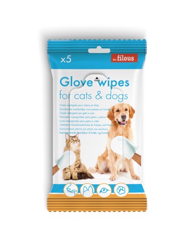 Gloves Wipes Gants Nettoyants - 5 Pièces