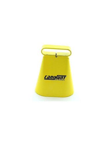 Cloche chiens Viper H4,5Cm Passant 34Mm Jaune - CANIHUNT