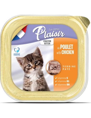 Pâtée pour chatons au poulet et au lait - Repas plaisir - 100g