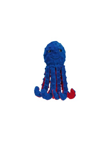 Peluche Chien Poulpe Bleu 25cm