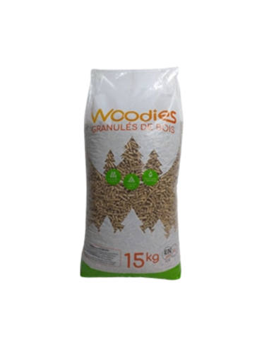 Pellets/Granulés de bois DIN+ 15Kg 