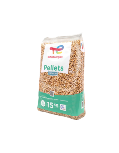 Pellets/Granulés de bois TotalEnergies DIN+ 15Kg