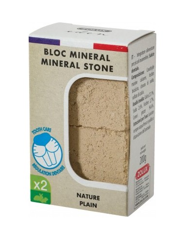 2 Blocs Minéral Nature 200Gr