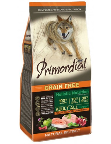 Primordial Chien Adulte Poulet - Saumon 2 Kg