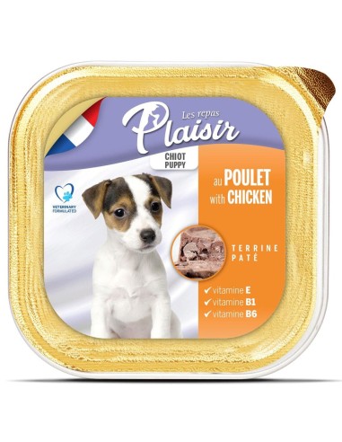 Pâtée pour chiots au poulet - Repas Plaisir - 150g