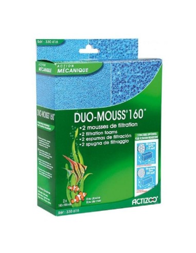 DUO MOUSSE 160 (Mousse filtrante 2 pièces)