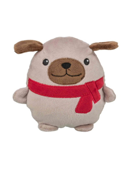 Jouet Noel Chien Peluche 16cm