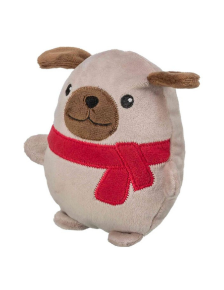 Jouet Noel Chien Peluche 16cm