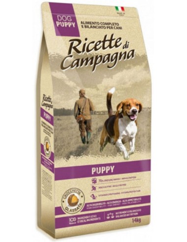 Ricette di Campagna - Croquettes sans gluten chiots - 14Kg