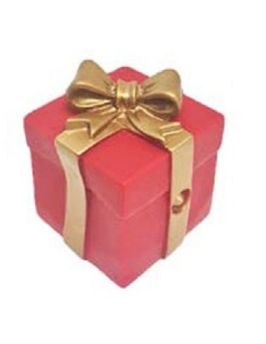 Jouet Noel Boite Cadeaux Rouge Or 7,5Cm