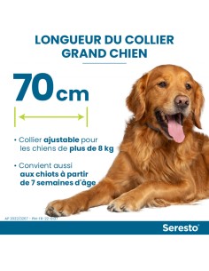 Colliers Seresto Grand Chien par 2 - collier antiparasitaire 2