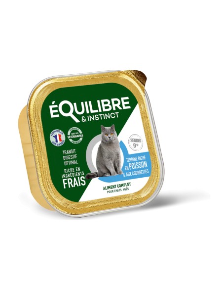 Terrine Chat Senior Riche en Poisson barquette 85g