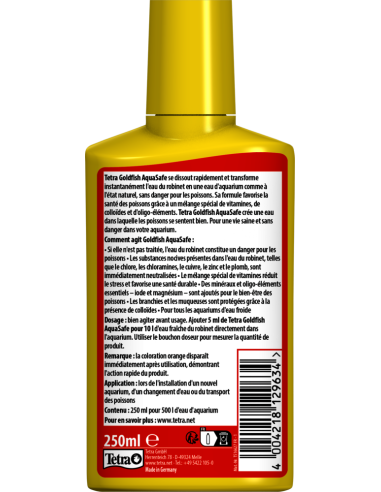 Tetra Aqua Safe Poissons Rouges 100ml