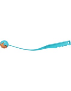 Tige Catapulte 70cm+Balle Ø6cm Jaune/Pétrole