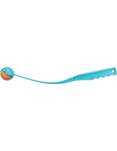 Tige Catapulte 70cm+Balle Ø6cm Jaune/Pétrole