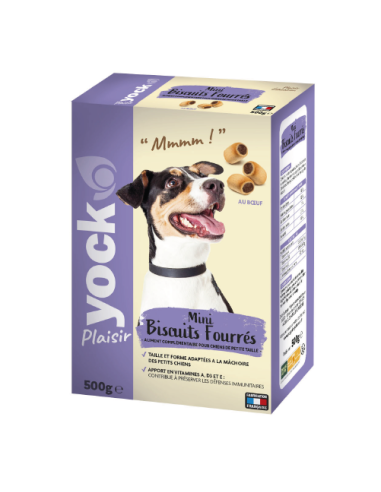 YOCK Mini Biscuits Fourrés 500Gr