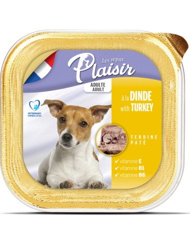 Pâtée pour chiens adultes riche en dinde - Repas Plaisir - 150g