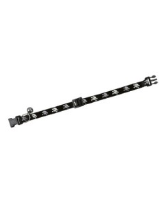 COLLIER CHAT SKULL REFLECT 10mm 20/30CM