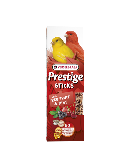 Sticks Canaris Fruits Rouges et Menthe 60Gr