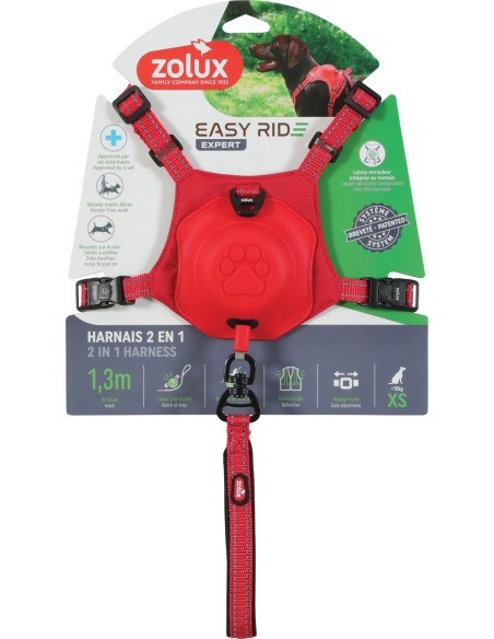 Harnais EASYRIDE XS Rouge
