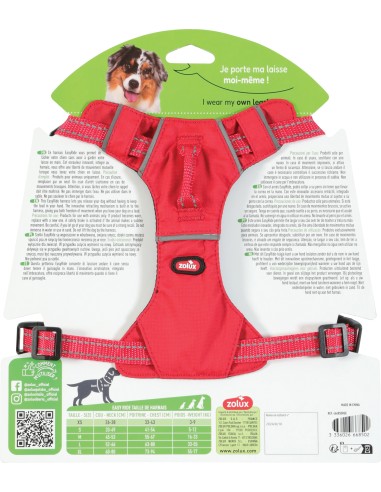 Harnais EASYRIDE XS Rouge