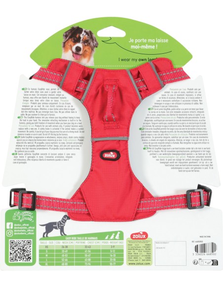 Harnais EASYRIDE XS Rouge