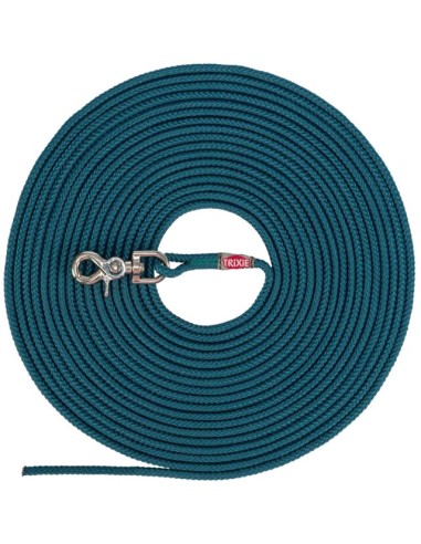 Laisse à Pister Ronde, S–L: 5m ø6mm, Pétrole