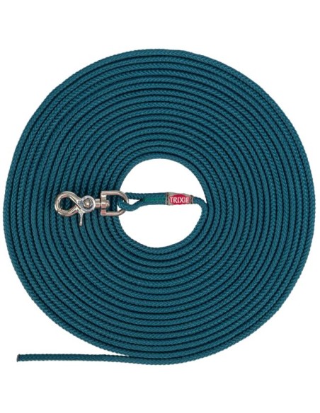 Laisse à Pister Ronde, S–L: 10m/ø 6mm, Pétrole