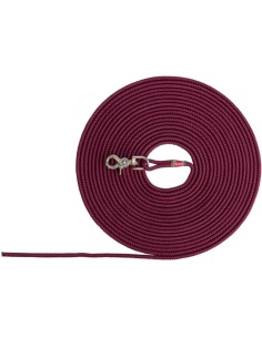 Laisse à Pister Ronde, S–L: 5m/ø 6mm, Sangria
