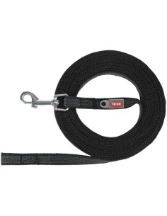 Laisse a Pister Caoutchouc S-M 5m/15mm Noire