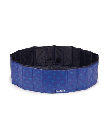 PISCINE DOGGY DIP BLEU 120X120X30