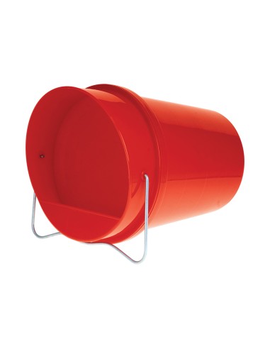 ABREUVOIR SEAU PLASTIQUE 6L ROUGE
