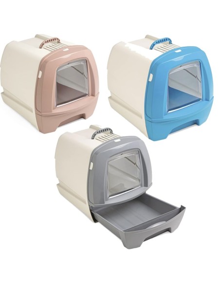 Maison Toilette Chat 80s Mix 50x40x42Cm