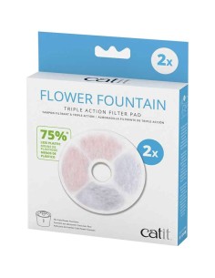 CAT IT Filtre Fontaine Triple Action 3L par 2pcs