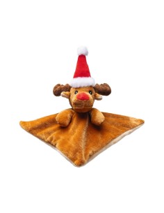 Peluche Noel Doudou Renne 21x21Cm
