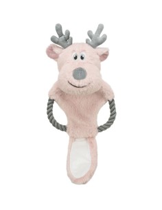 Jouet Noel Renne + Corde 47Cm