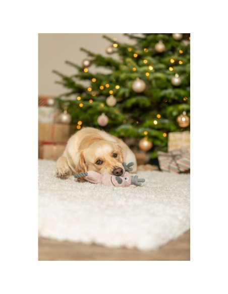 Jouet Noel Renne + Corde 47Cm