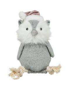 Jouet Noel Hibou + Corde 31Cm