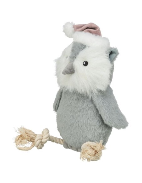 Jouet Noel Hibou + Corde 31Cm