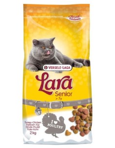 Lara Senior - Croquettes au poulet pour chats âgés