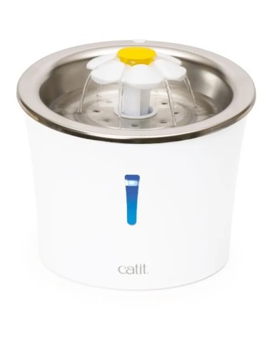 Flower Acier Fontaine Chat 3L