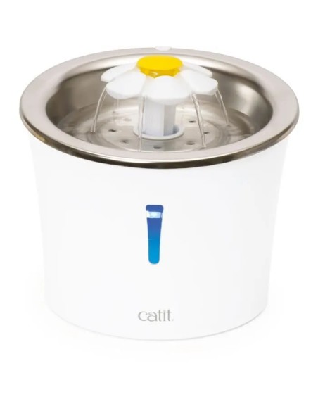 Flower Acier Fontaine Chat 3L