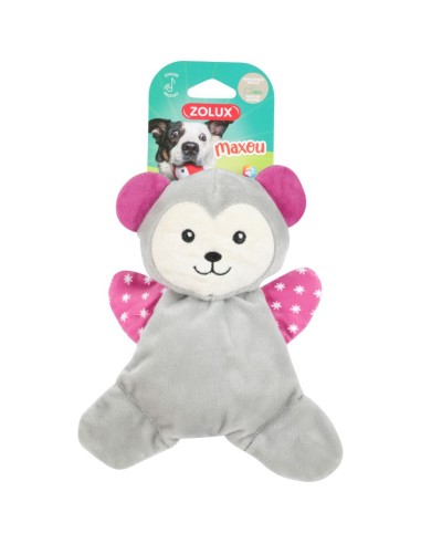 Peluche Maxou Doudou Gris 19Cm