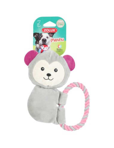 Peluche Maxou Corde Gris 19Cm