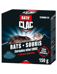 2 PIEGES AVEC APPATS POUR SOURIS 50G