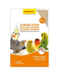 Feuilles Sablèes Large 43x28cm  5 pièces