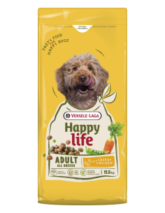 Adult Poulet 12,5Kg - Happy Life - Croquettes chiens adultes