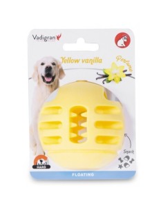 JOUET CHIEN TPR BALLE VANILLE 8CM